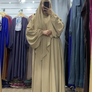 طقم اروى ( البيج مع البيج  )