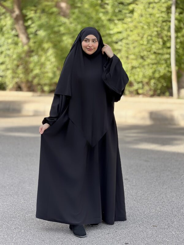 ⁦طقم اروى ( الأسود مع الأسود )⁩ - الصورة ⁦2⁩