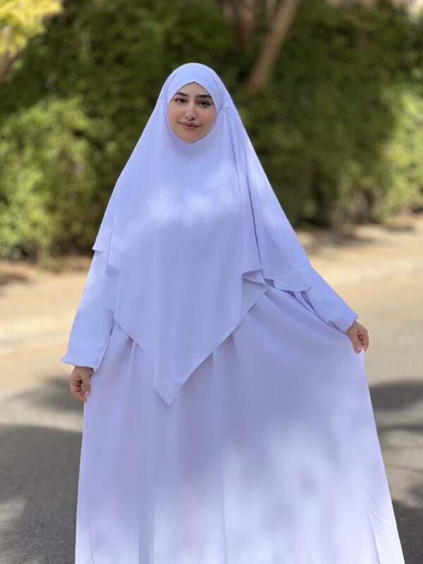 ⁦طقم اروى ( أبيض مع الأبيض  )⁩ - الصورة ⁦3⁩