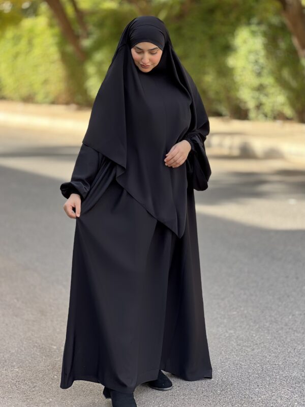 ⁦طقم اروى ( الأسود مع الأسود )⁩ - الصورة ⁦3⁩