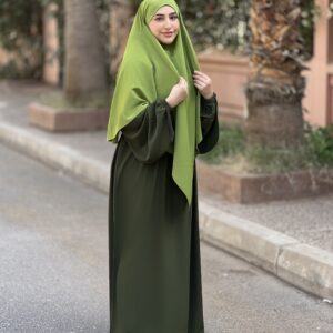 طقم اروى ( خزي مع أخضر فاتح )